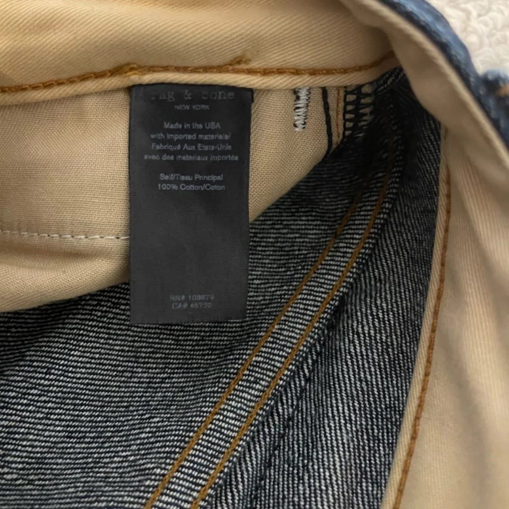 Rag & Bone New York Dark Blue Denim Jeans - Size 26 - Picture 10 of 10